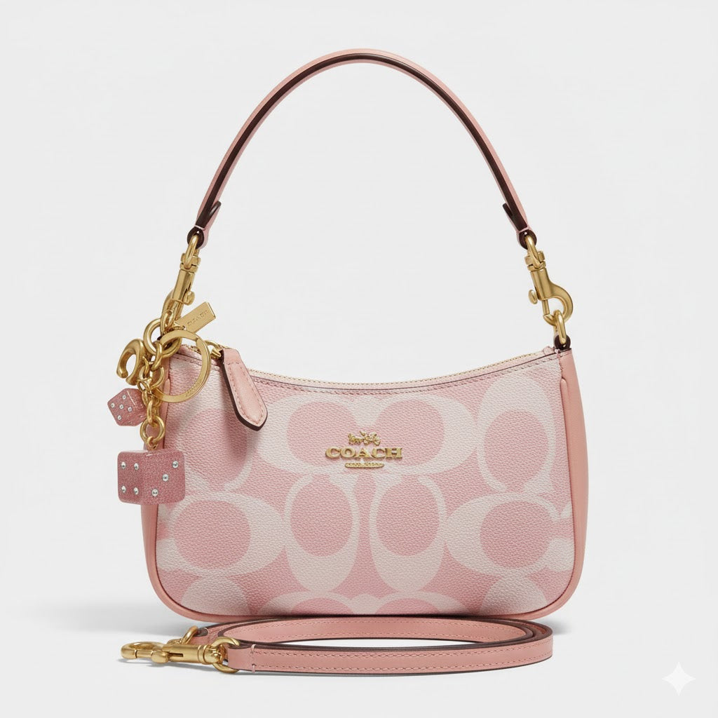 Coach cluster dice charm