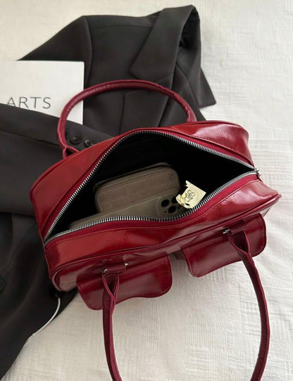 Standoil Chubby Bag-Maroon