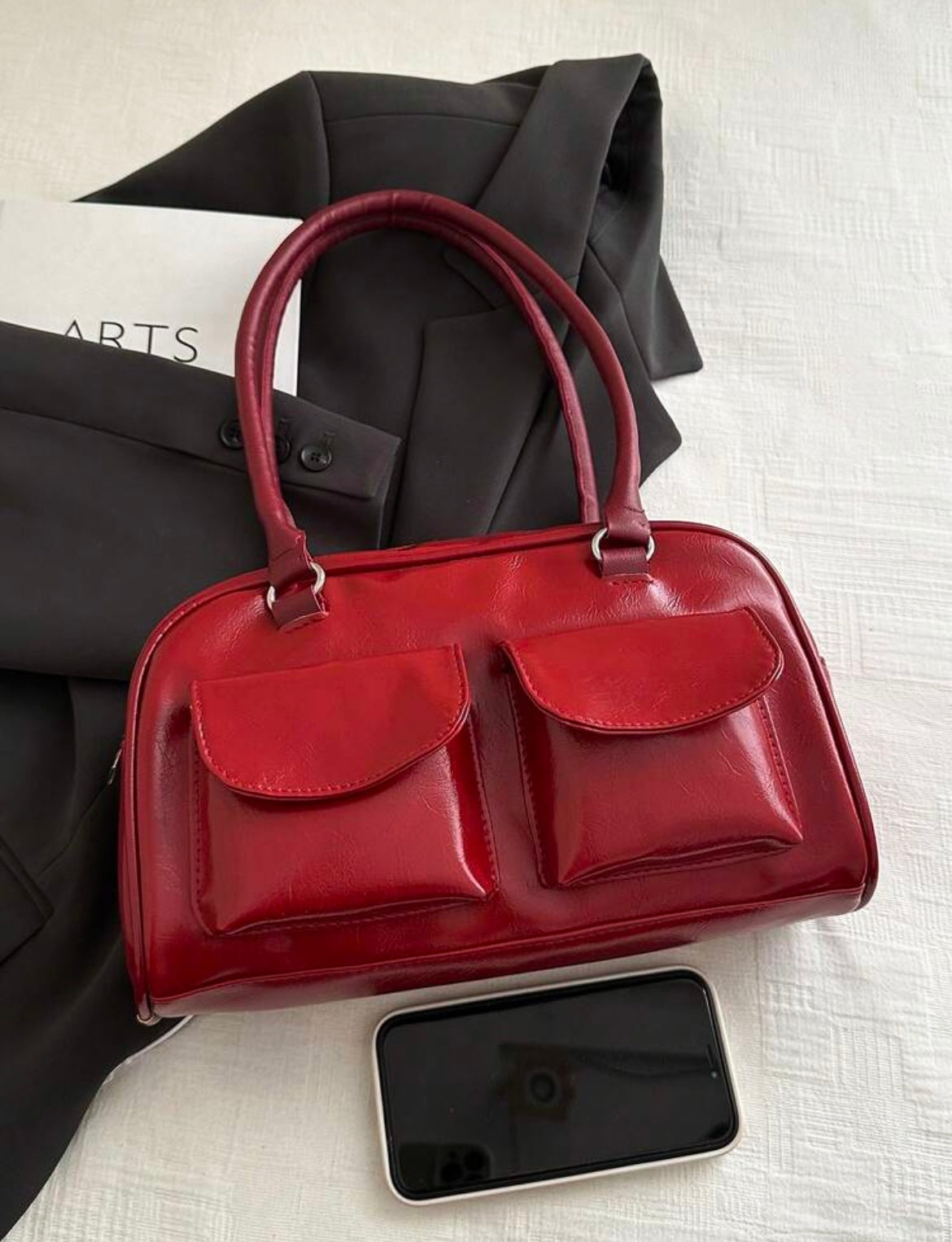 Standoil Chubby Bag-Maroon