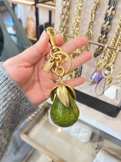 Coach Pear Bag Charm