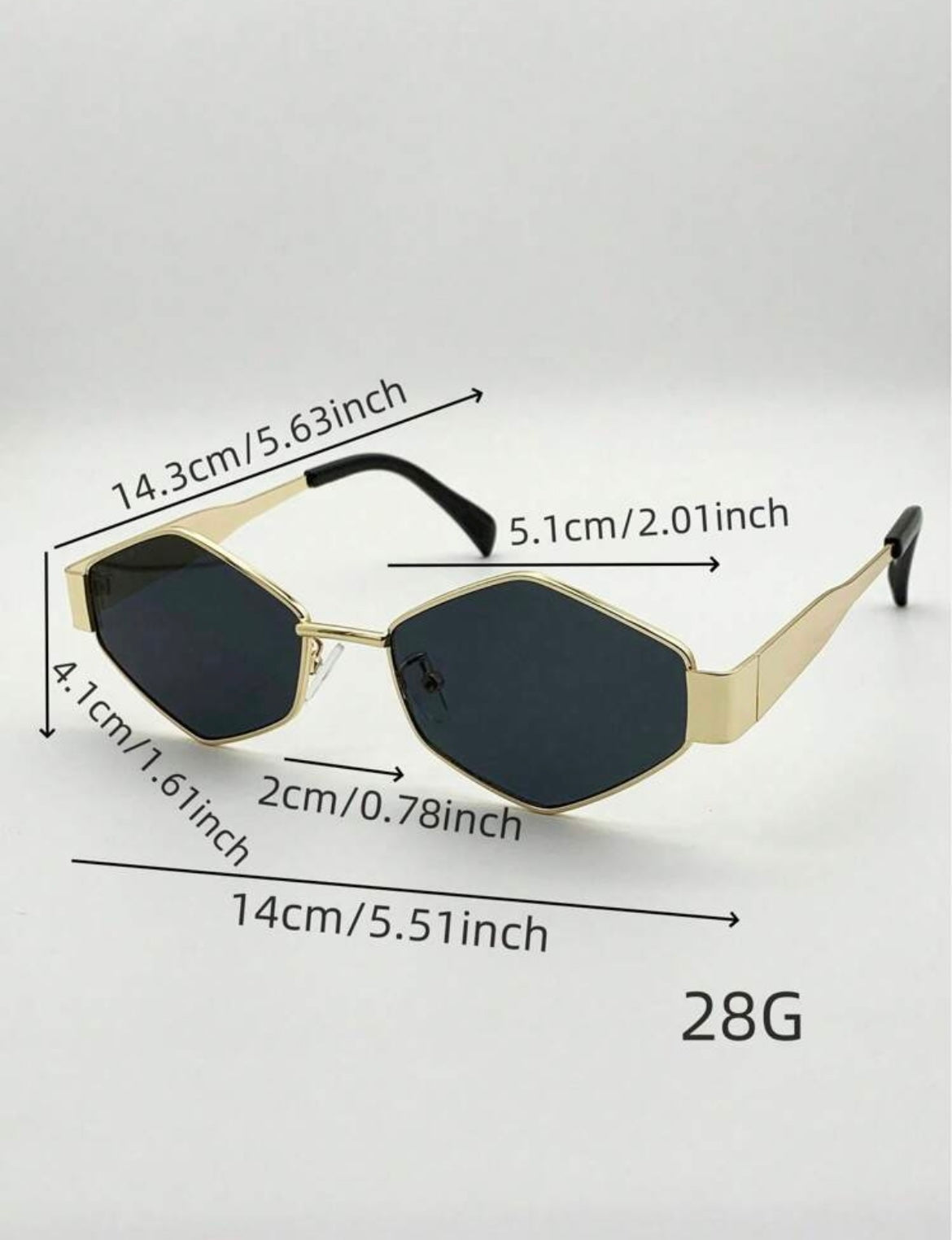 Hexagon Celine glasses