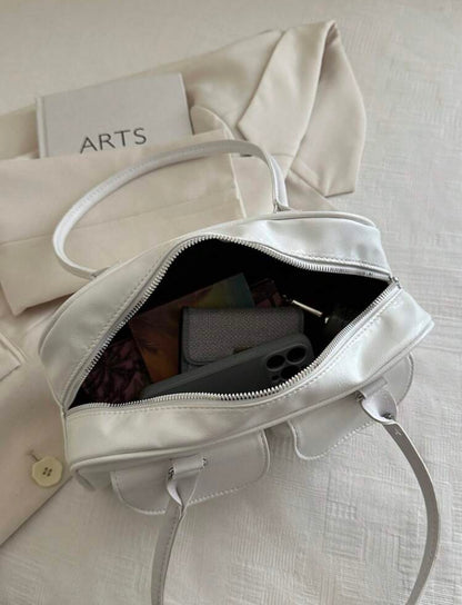 Standoil chubby bag-White