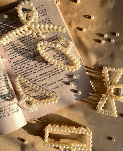 Pearly Claw Clips