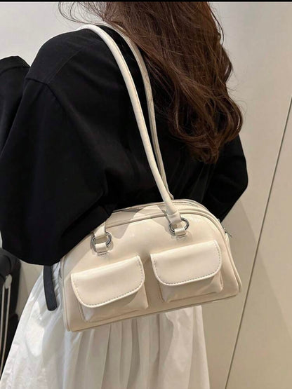 Standoil chubby bag-White