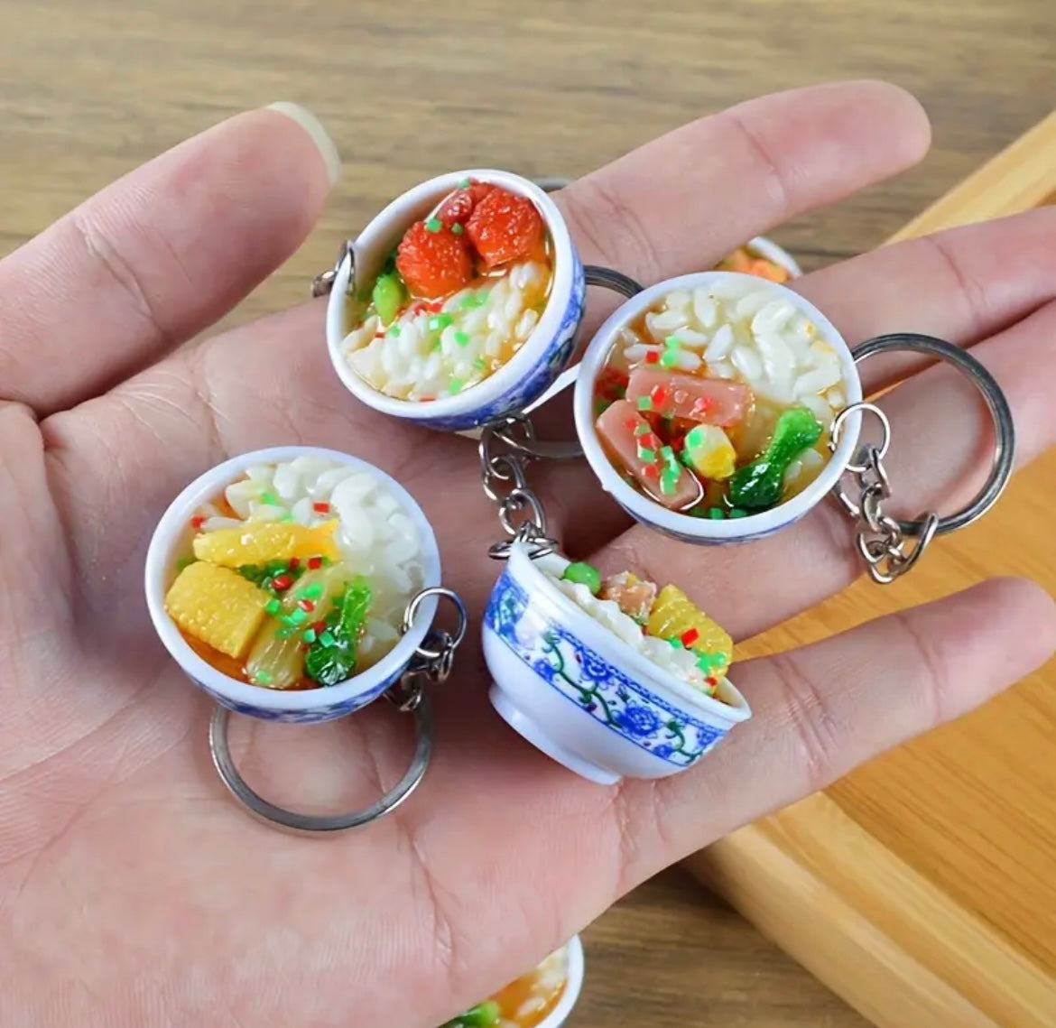 Chinese food keychain