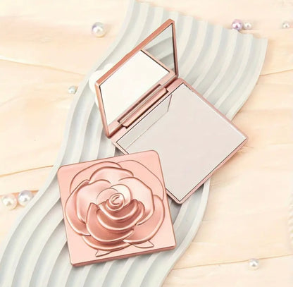 3D Rose Compact mirror