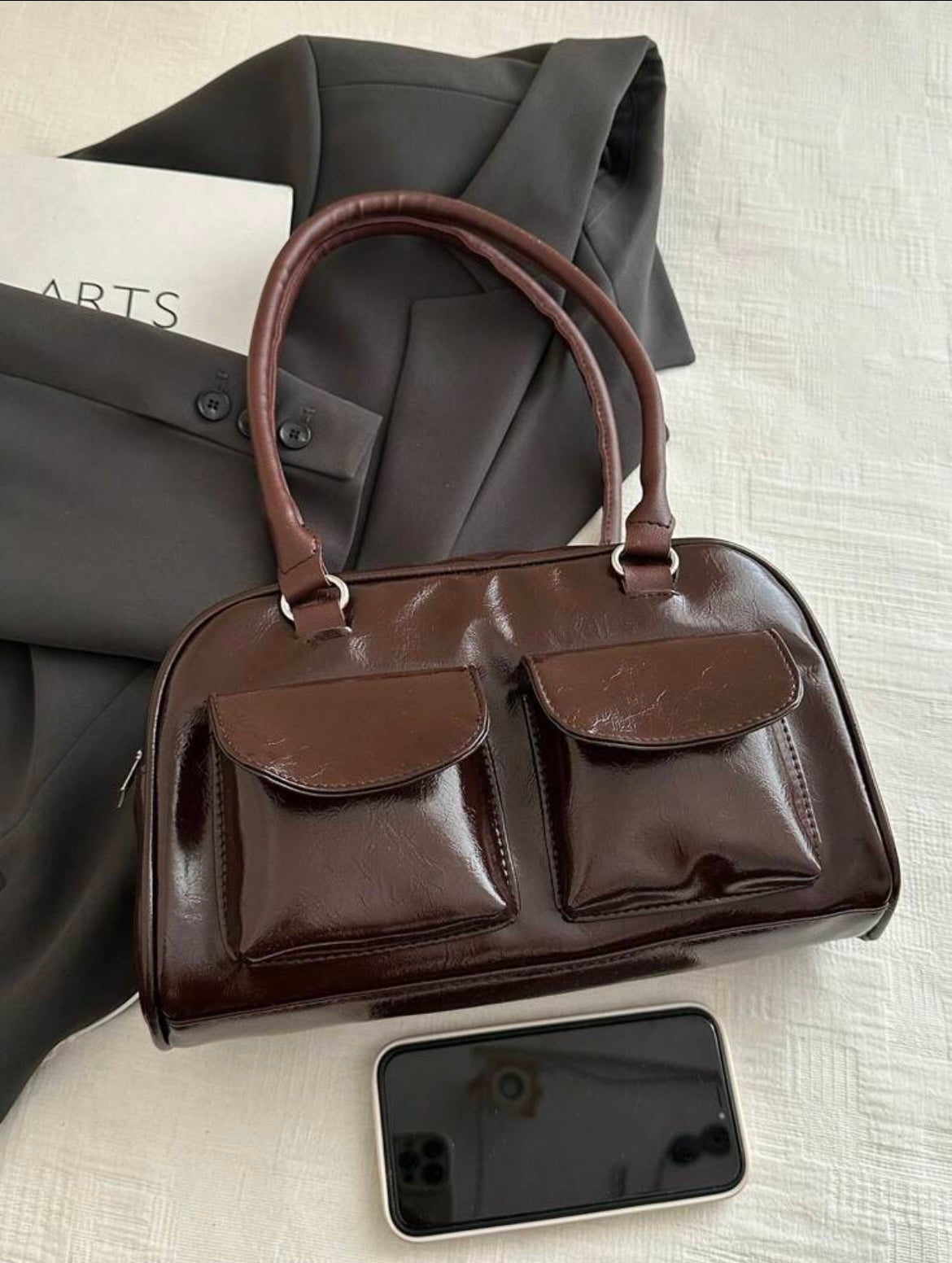 Standoil chubby bag-Chocolate Brown