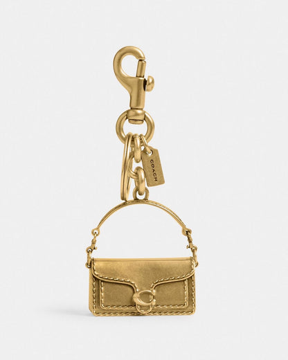 Coach tabby bag charm-Golden