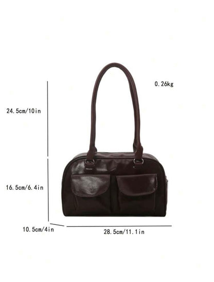 Standoil chubby bag-Chocolate Brown