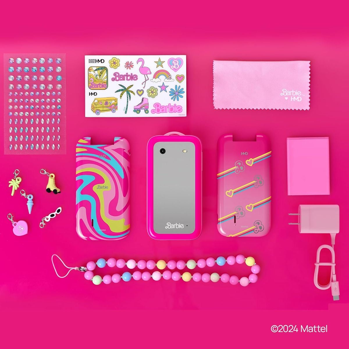 HMD Barbie Flip Phone ( full and half advance payment option available only)