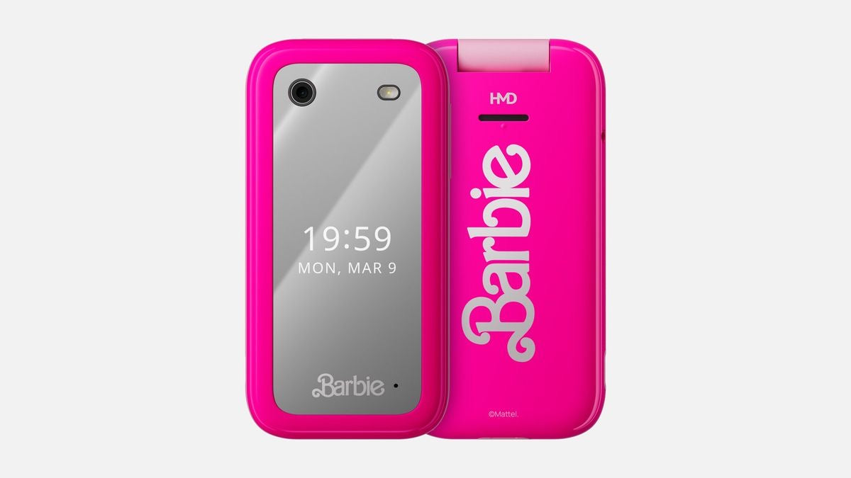 HMD Barbie Flip Phone ( full and half advance payment option available only)