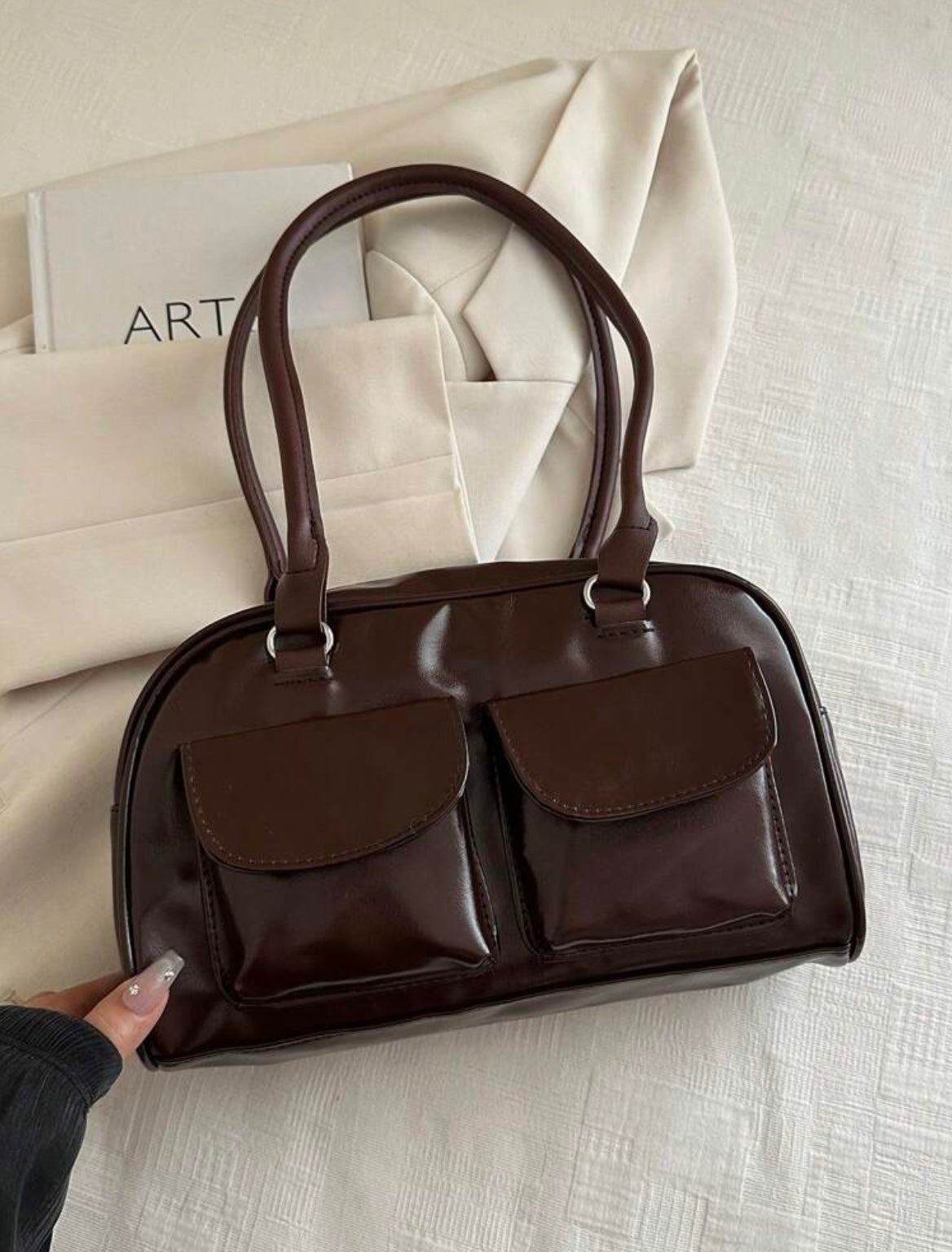 Standoil chubby bag-Chocolate Brown