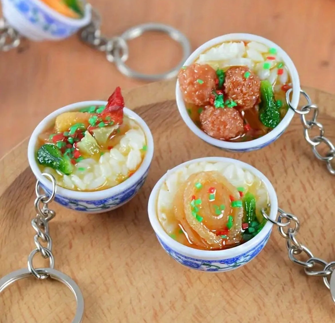 Chinese food keychain
