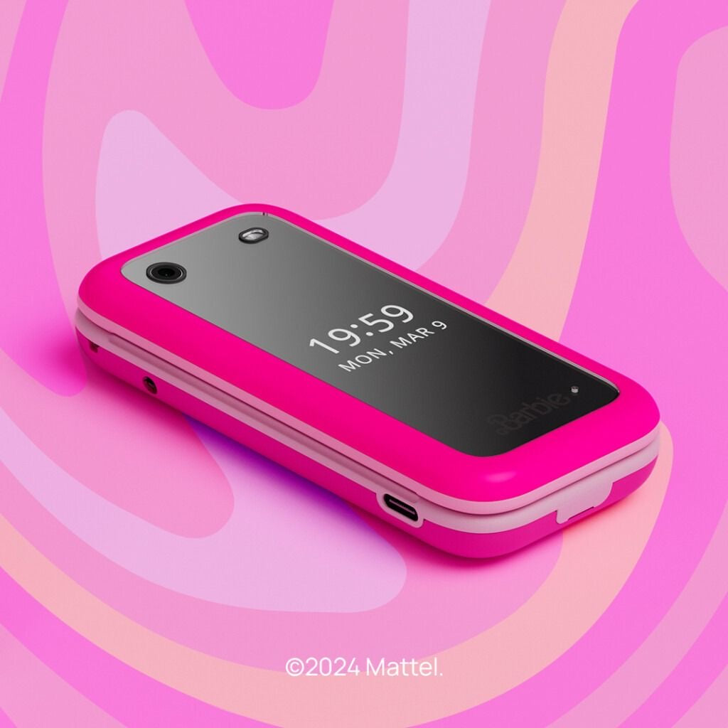 HMD Barbie Flip Phone ( full and half advance payment option available only)