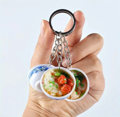 Chinese food keychain