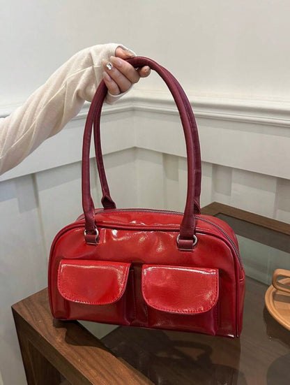 Standoil Chubby Bag-Maroon