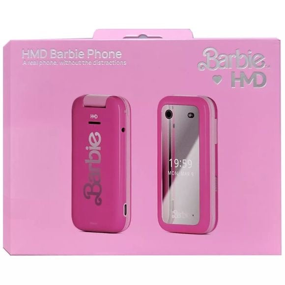 HMD Barbie Flip Phone ( full and half advance payment option available only)