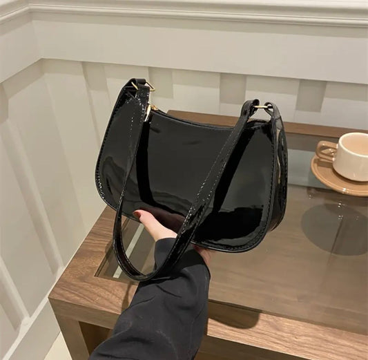Black Glossy Bag