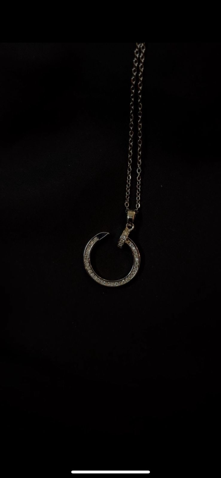 Curved Nail Necklace